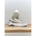 Beyaz & Krem Biyeli Sneakers 