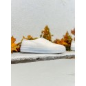 Beyaz Deri Casual Sneakers Eva Taban