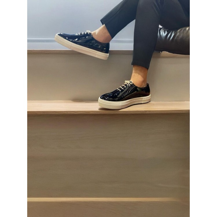 Siyah Rugan Sneakers Eva Taban 